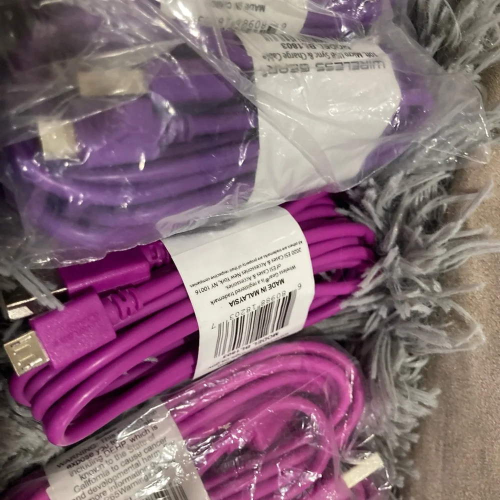 Lot of 14 Wireless Gear 10’ Micro USB cables